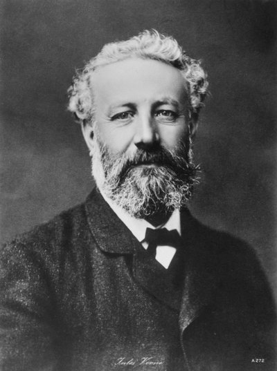 Jules Verne, ranskalainen seikkailu- ja tieteiskirjailija, 1800-luvun loppu tekijältä Unbekannt