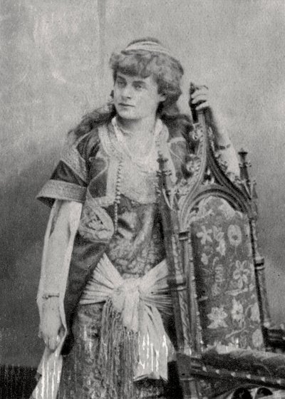 Julie Feyghine, ranskalainen näyttelijä, 1881 tekijältä Unbekannt