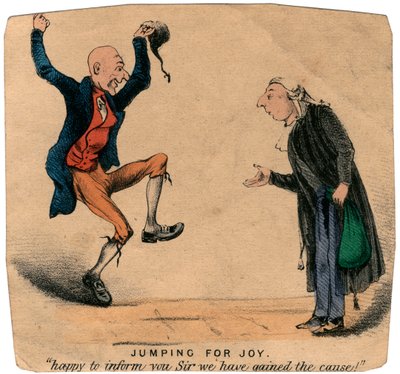 Jumping for Joy - iloinen voidessani ilmoittaa teille, Sir, olemme saaneet asian! tekijältä Unbekannt