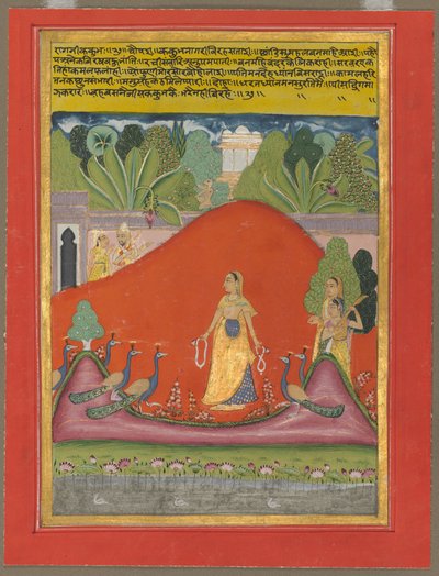 Kakubha Ragini, c. 1750. tekijältä Unbekannt