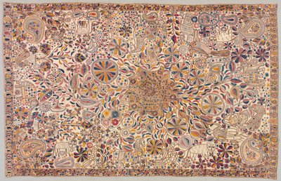 Kantha seremoniallinen peitto, 1800-luku. tekijältä Unbekannt