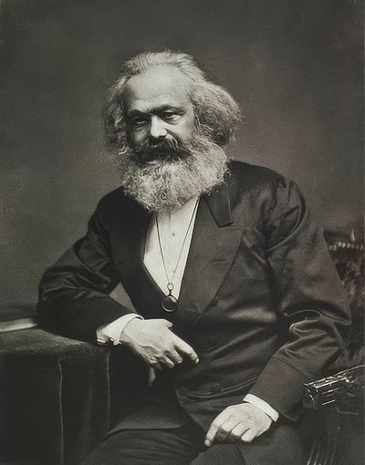 Karl Marx. Noin 1880 tekijältä Unbekannt