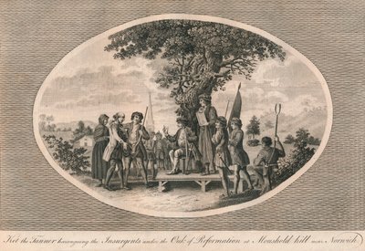 Ketts Rebellion, Norfolk, 1549 1793 tekijältä Unbekannt