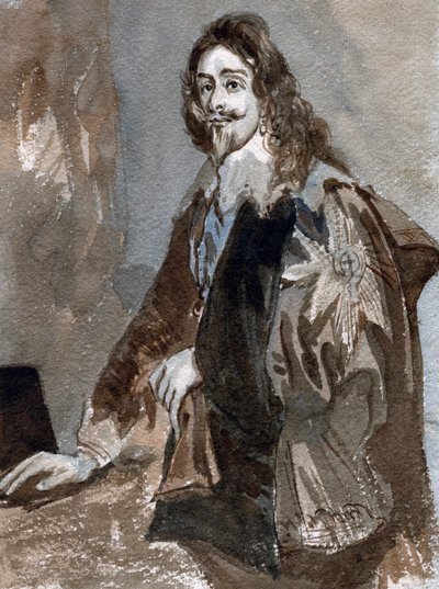 Kuningas Kaarle I 1600-1649, 1700-luku tekijältä Unbekannt