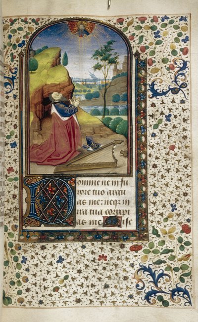 Kuningas Daavid rukoustuntien kirjassa, 1450-1499 tekijältä Unbekannt