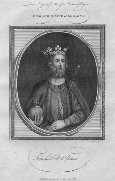 Kuningas Edward II, 1787. tekijältä Unbekannt