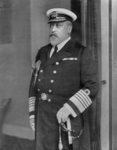 Kuningas Edward VII, purjehtijana, 1910 tekijältä Unbekannt