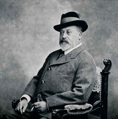 Kuningas Edward VII tirolilaisessa hatussa, 1903 1911 tekijältä Unbekannt