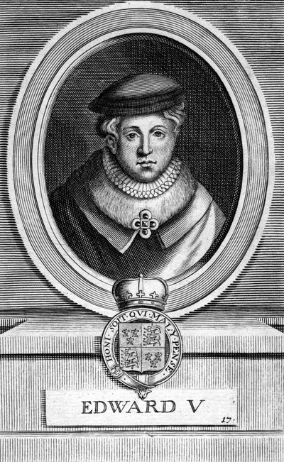 Englannin kuningas Edward V, 1470-1483 tekijältä Unbekannt