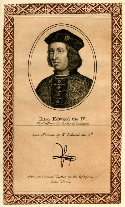 Englannin kuningas Edward IV tekijältä Unbekannt