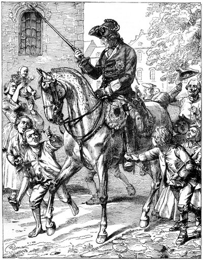 Preussin kuningas Frederick II 1712-1786, 1800-luku tekijältä Unbekannt