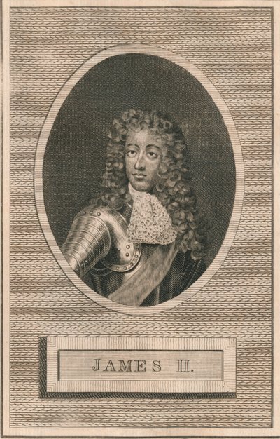 Kuningas Jaakob II, 1793 tekijältä Unbekannt