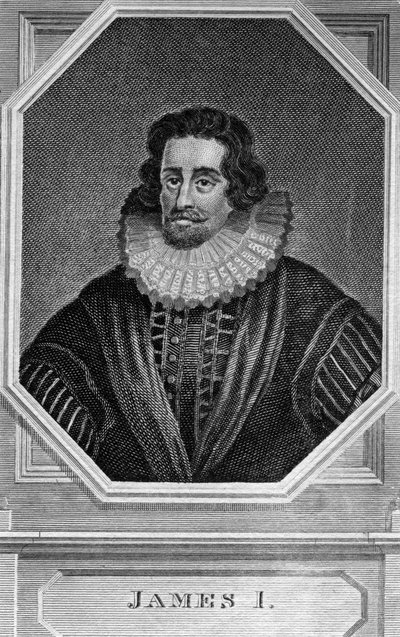 Kuningas Jaakob I, 1566-1625 tekijältä Unbekannt