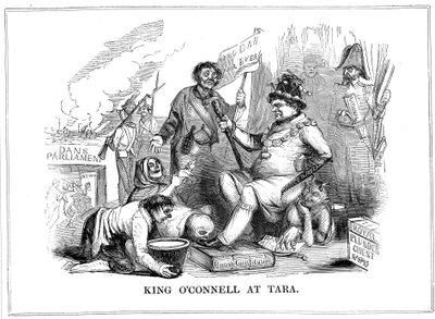Kuningas OConnell Tarassa, 1843 tekijältä Unbekannt