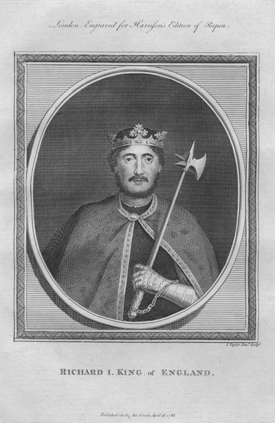 Kuningas Richard I, 1788. tekijältä Unbekannt