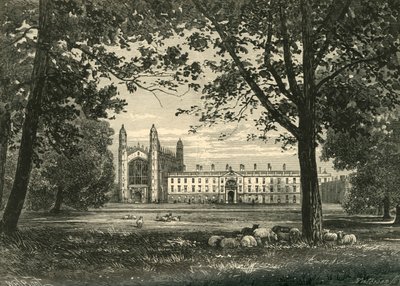 Kings College from The Backs, 1898. tekijältä Unbekannt