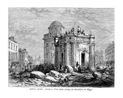 Kings Cross vuonna 1845 tekijältä Unbekannt