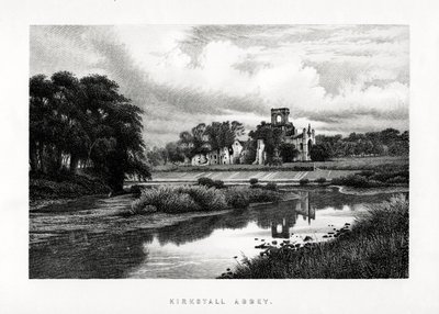 Kirkstall Abbey, Leeds, Yorkshire, 1896 tekijältä Unbekannt
