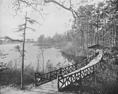 Kissing Bridge, Lakewood, New Jersey, USA, c1900. tekijältä Unbekannt