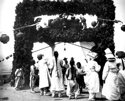 Korealaiset lapset, 1900 tekijältä Unbekannt