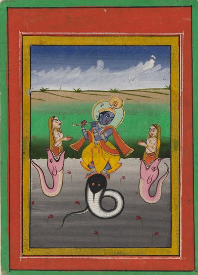 Krishna Kaliyamardaka, 1900-luvun alku tekijältä Unbekannt