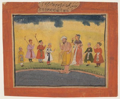 Krishna Parents Etsi häntä, n. 1615. tekijältä Unbekannt