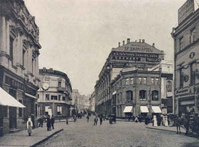 Kuznetsky Most Sepps Bridge, Moskova, Venäjä, 1912 tekijältä Unbekannt