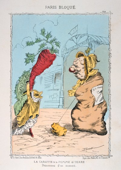 Porkkana ja peruna, 1870-1871 tekijältä Unbekannt