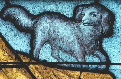 La Ferté-Bernard, koira / lasimaalaus 1400-luvulta tekijältä Unbekannt