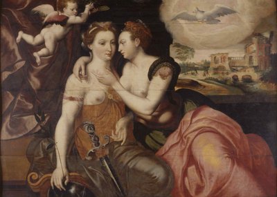 La Justice et la Paix Oikeus ja rauha, n. 1560. tekijältä Unbekannt
