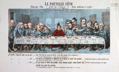 Uusi ehtoollinen, Pariisin kommuuni, 1871 tekijältä Unbekannt