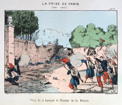 Pariisin valloitus, toukokuu 1871 tekijältä Unbekannt