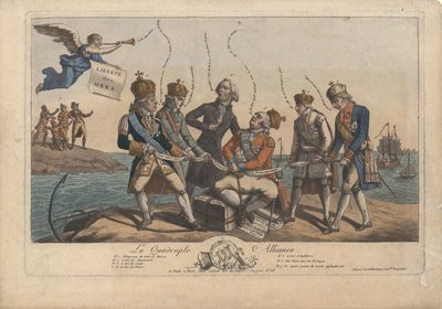 La Quadruple Alliance, 1800. tekijältä Unbekannt