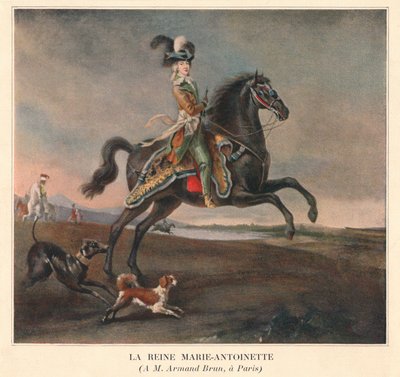 Kuningatar Marie Antoinette, 1783. tekijältä Unbekannt