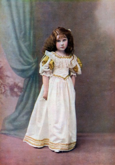 Lady Elizabeth Bowes-Lyon, kuusivuotias, 1906-1907 1923 tekijältä Unbekannt