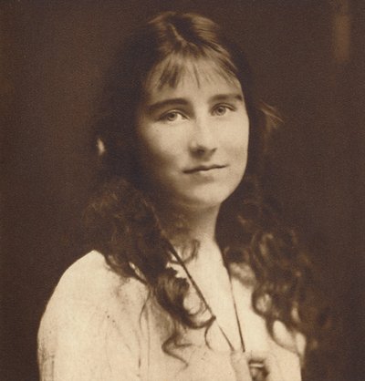 Lady Elizabeth Bowes-Lyon nuorena tyttönä, c1917, 1937 tekijältä Unbekannt
