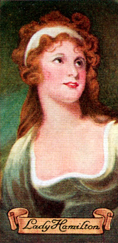 Lady Hamilton, otettu savukekorttisarjasta, 1935 tekijältä Unbekannt