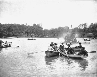 Järvi Wade Parkissa, Clevelandissa, Ohiossa, Yhdysvalloissa, 1900. tekijältä Unbekannt