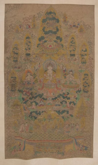 Lamaist Mandala, 1600-luku. tekijältä Unbekannt