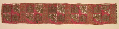 Lampat Kastilian ja Leónin heraldiikalla, kuninkaallisesta kristinuskon viittasta, 1200-1325. tekijältä Unbekannt