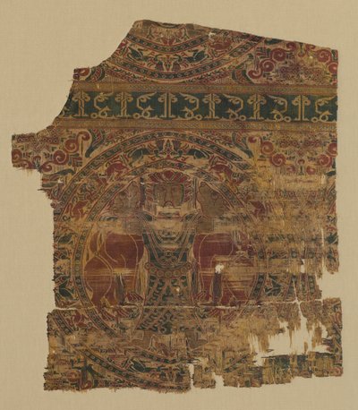 Lampat leijonan kuristimella, Saint Bernard Calvon dalmaatikko, 1200-1243. tekijältä Unbekannt
