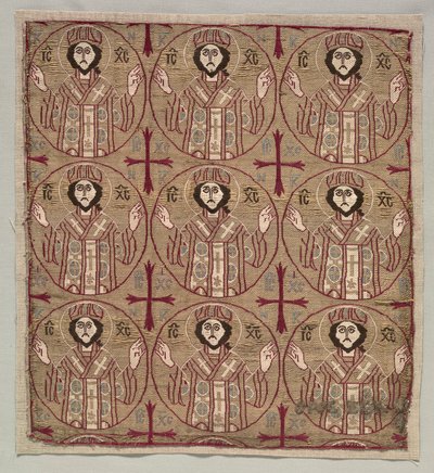 Lampat, joissa on pyöreä Kristuksen kuva siunausasennossa, 1550-1650. tekijältä Unbekannt