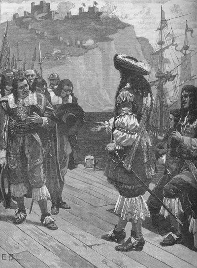 Kuningas Kaarle II:n maihinnousu Doverissa, 1660 1905. tekijältä Unbekannt