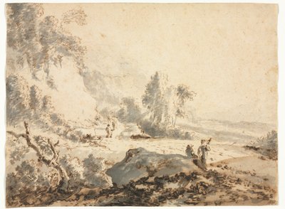 Maisema, 1700-luku. tekijältä Unbekannt
