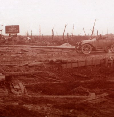 Langemarckin asema, Flanderi, Belgia, c1914-c1918 tekijältä Unbekannt