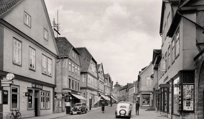 Langestrasse, Buckeburg, Saksa, 1930-luku tekijältä Unbekannt