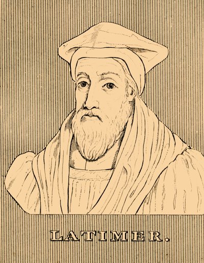Latimer, c1487-1555, 1830. tekijältä Unbekannt