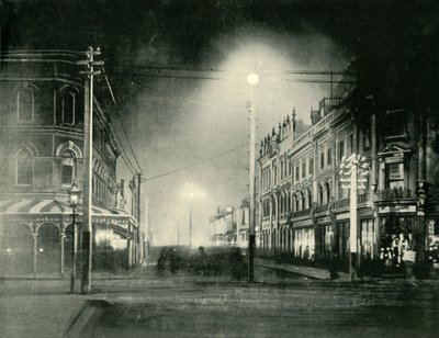 Launceston By Night Brisbane Street, 1901. tekijältä Unbekannt