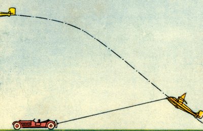 Purjelentokoneen laukaisu, 1932. tekijältä Unbekannt