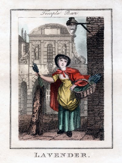 Laventeli, Temple Bar, Lontoo, 1805 tekijältä Unbekannt